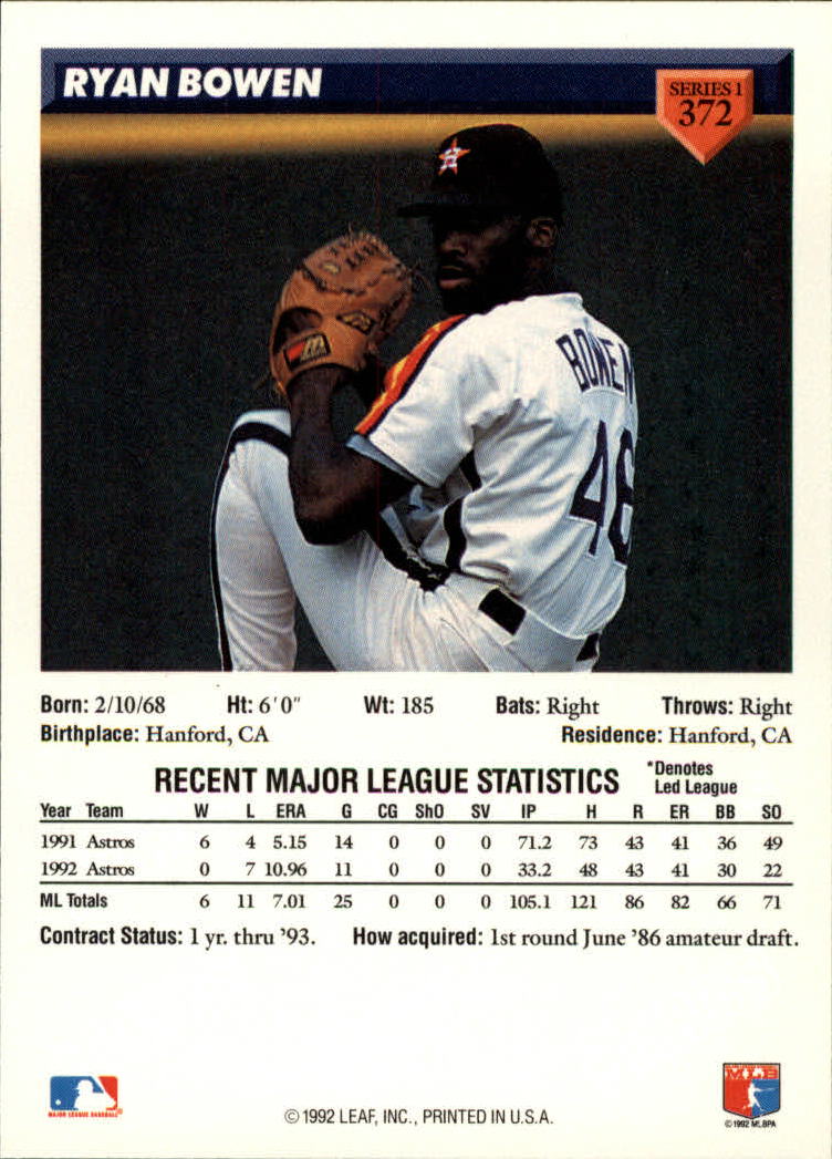 B1980- 1993 Donruss Baseball Cards 251-500 +Rookies -You Pick- 15+ FREE US SHIP - Picture 241 of 485