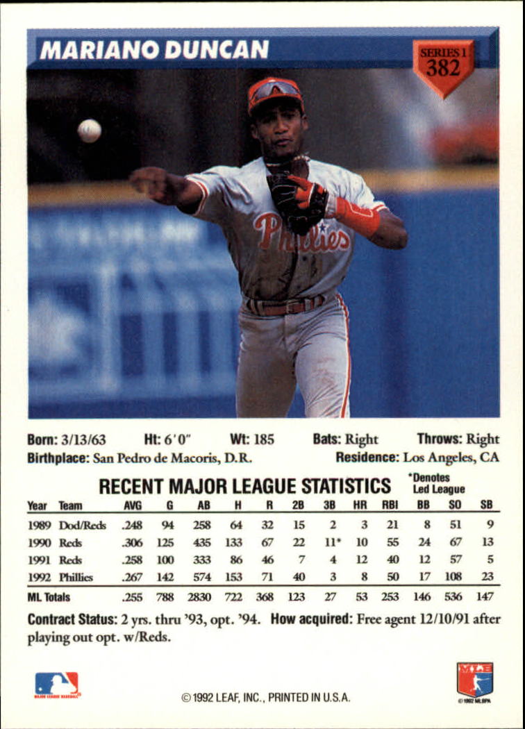 B1980- 1993 Donruss Baseball Cards 251-500 +Rookies -You Pick- 15+ FREE US SHIP - Picture 261 of 485