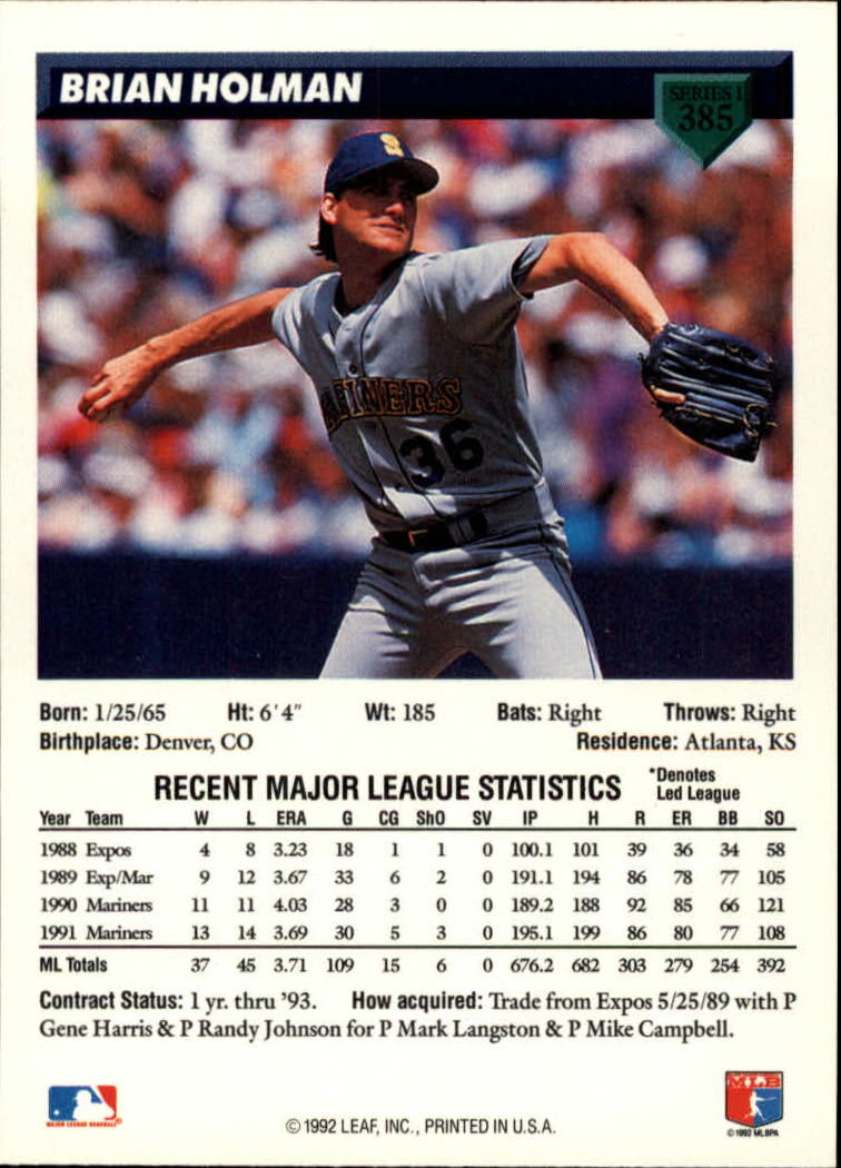 B1980- 1993 Donruss Baseball Cards 251-500 +Rookies -You Pick- 15+ FREE US SHIP - Picture 267 of 485