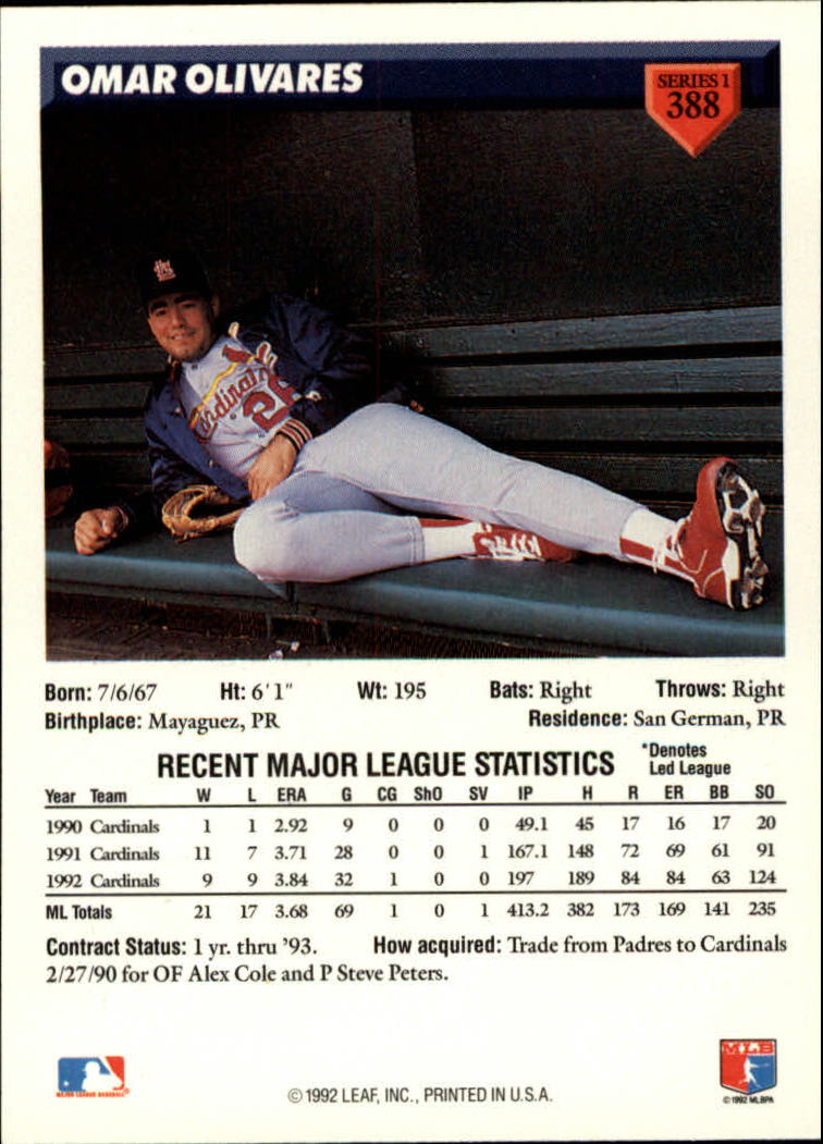 B1980- 1993 Donruss Baseball Cards 251-500 +Rookies -You Pick- 15+ FREE US SHIP - Picture 271 of 485
