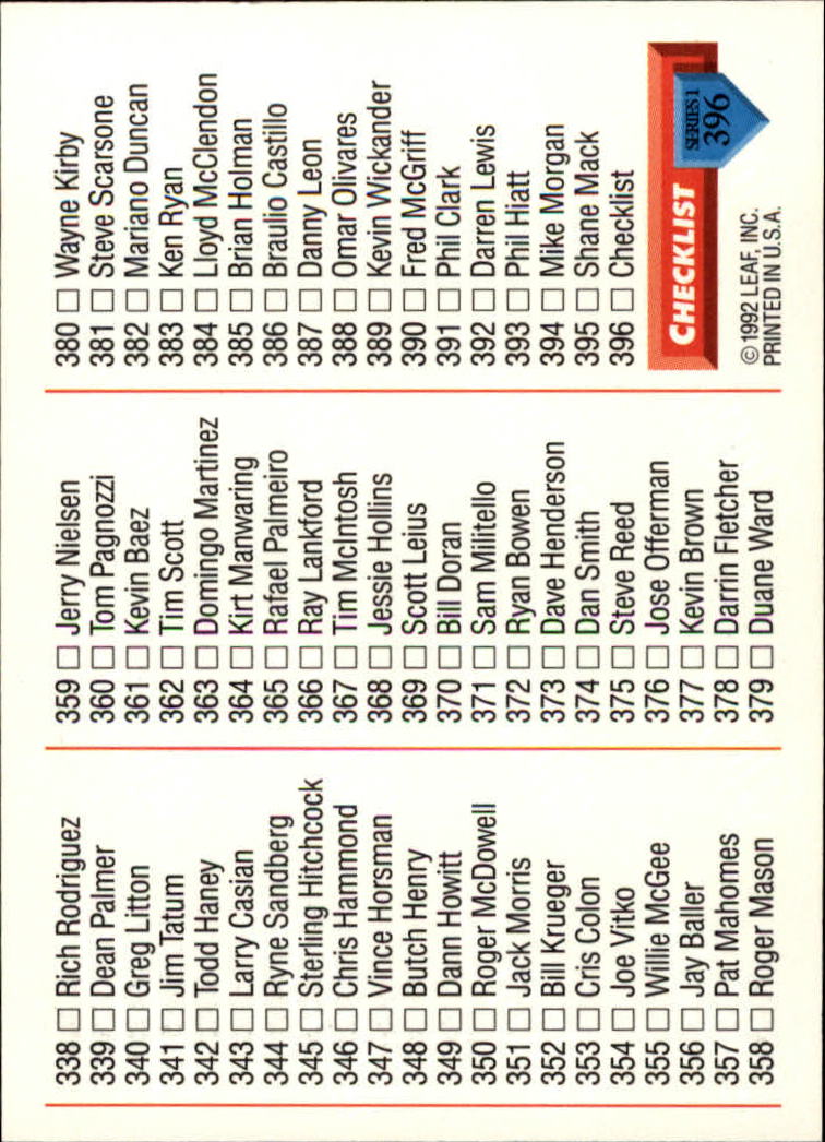 B1980- 1993 Donruss Baseball Cards 251-500 +Rookies -You Pick- 15+ FREE US SHIP - Picture 287 of 485