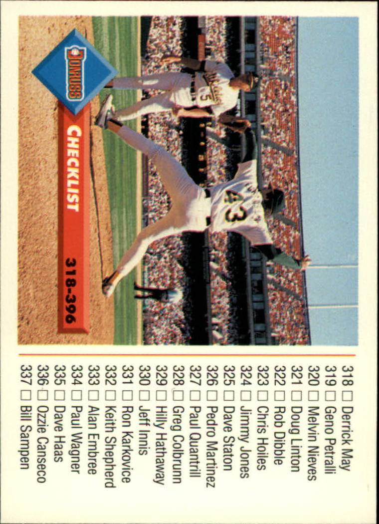 1987 Donruss #365 Dennis Eckersley VG Chicago Cubs