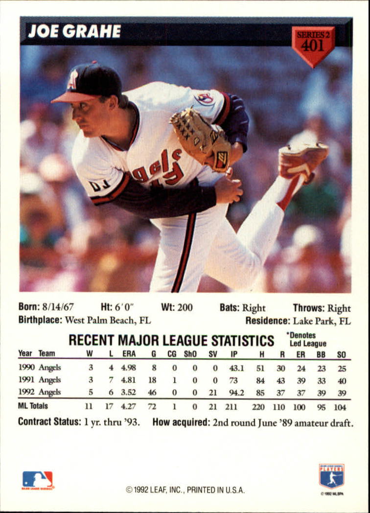 B1980- 1993 Donruss Baseball Cards 251-500 +Rookies -You Pick- 15+ FREE US SHIP - Picture 297 of 485