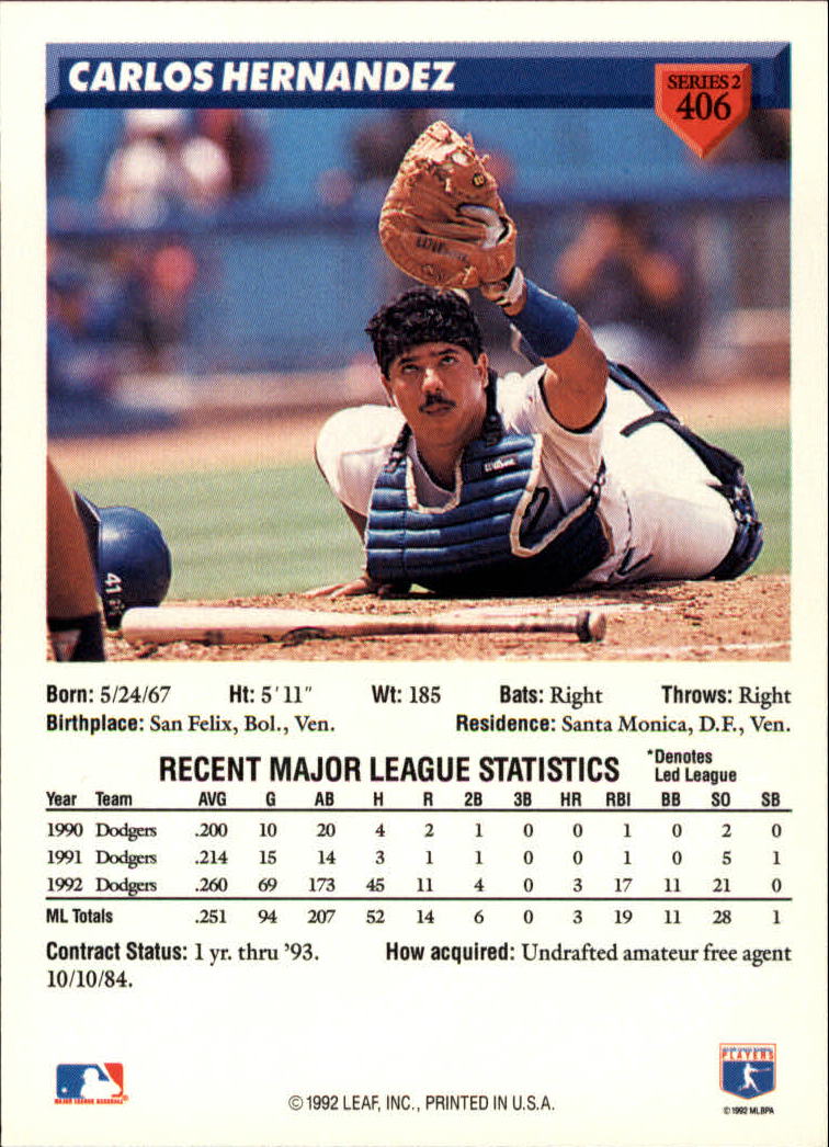 Sports Card Back