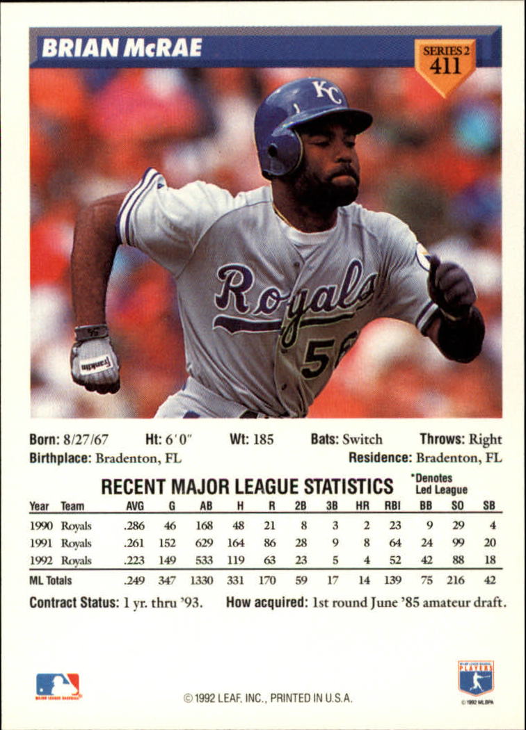 B1980- 1993 Donruss Baseball Cards 251-500 +Rookies -You Pick- 15+ FREE US SHIP - Picture 317 of 485