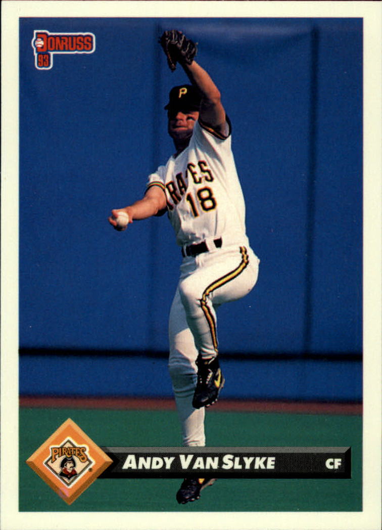 1990 Donruss #244 Andy Van Slyke NM-MT Pittsburgh Pirates
