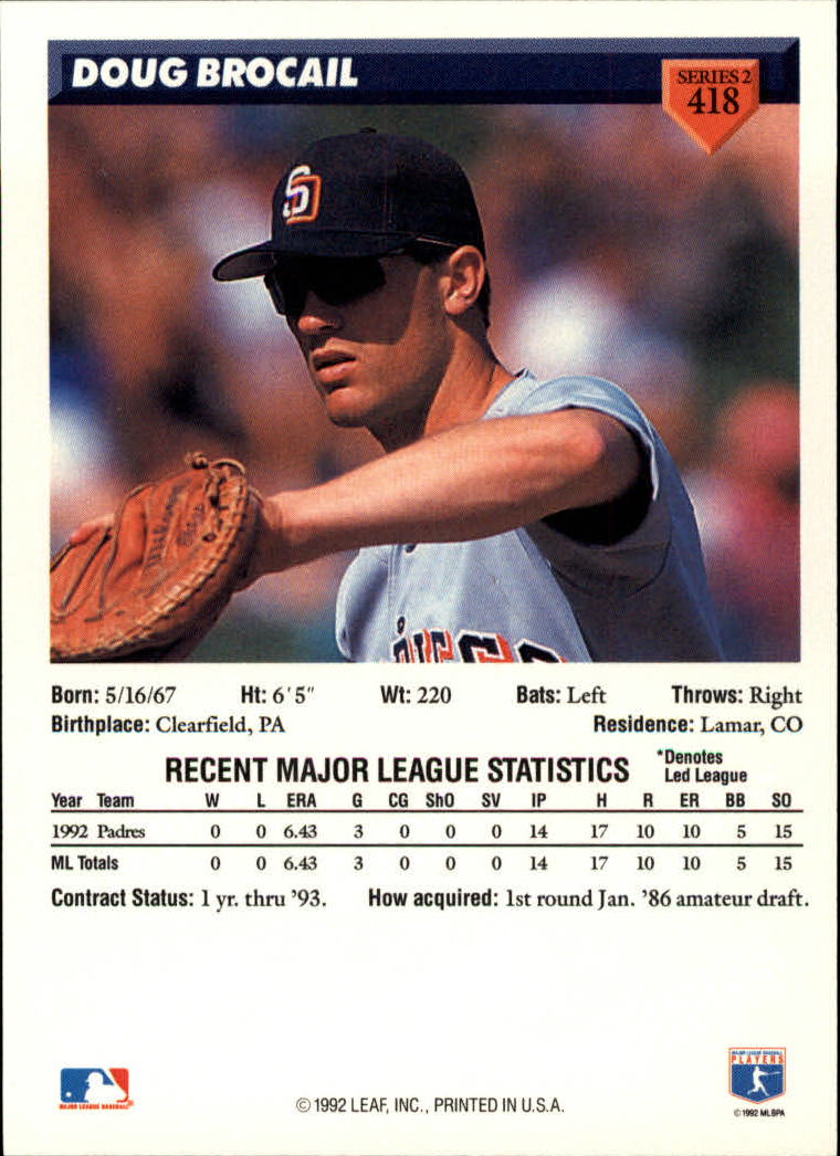 B1980- 1993 Donruss Baseball Cards 251-500 +Rookies -You Pick- 15+ FREE US SHIP - Picture 331 of 485