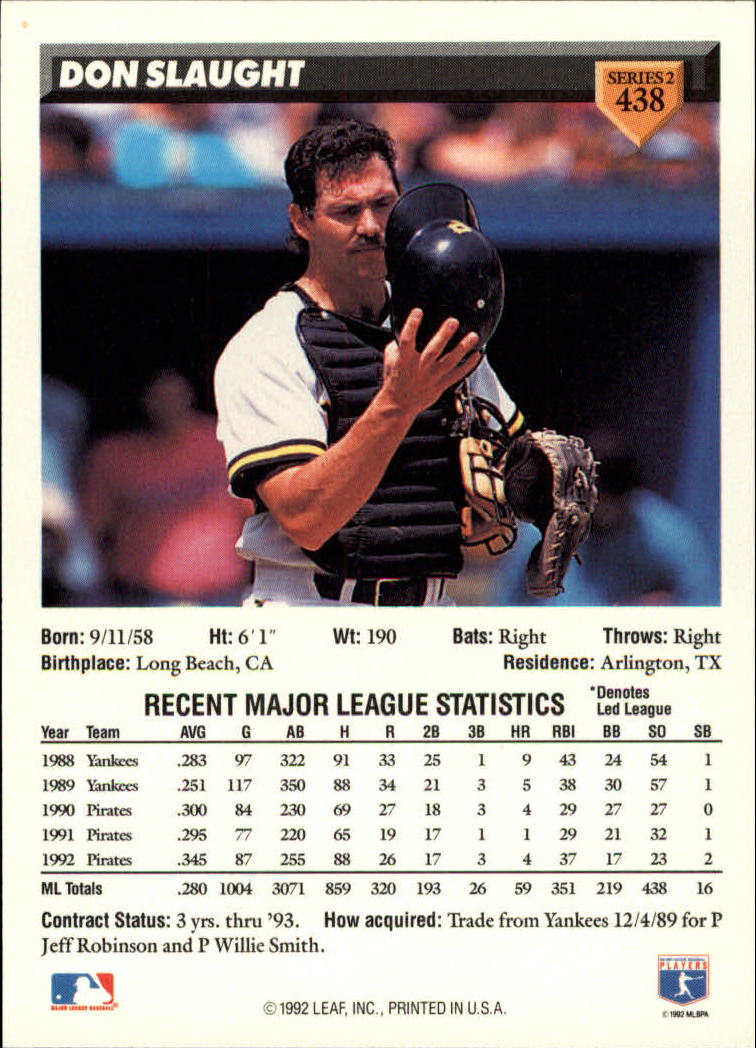 B1980- 1993 Donruss Baseball Cards 251-500 +Rookies -You Pick- 15+ FREE US SHIP - Picture 365 of 485