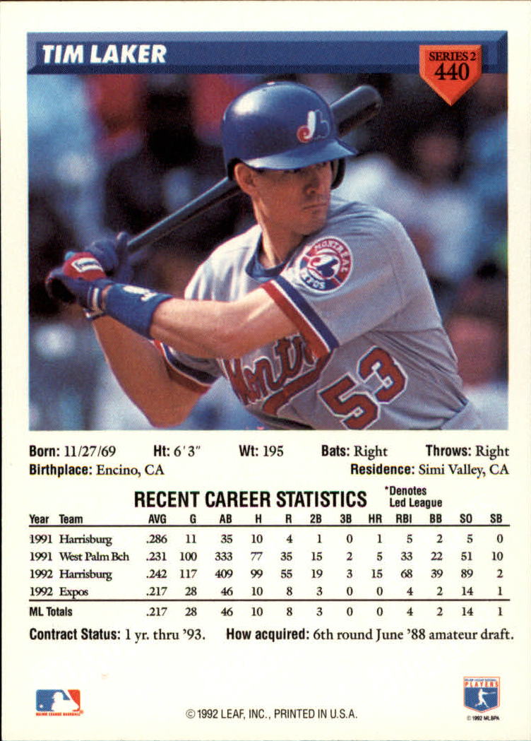 B1980- 1993 Donruss Baseball Cards 251-500 +Rookies -You Pick- 15+ FREE US SHIP - Picture 369 of 485