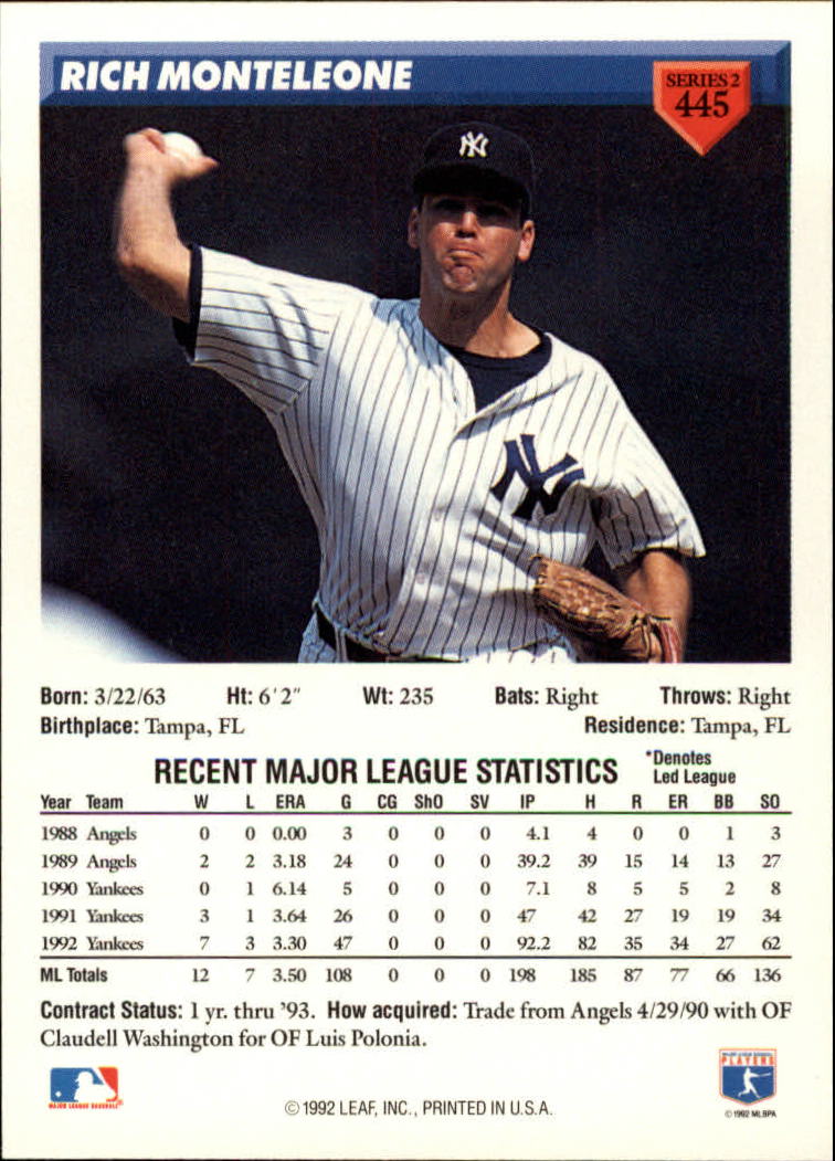 B1980- 1993 Donruss Baseball Cards 251-500 +Rookies -You Pick- 15+ FREE US SHIP - Picture 379 of 485