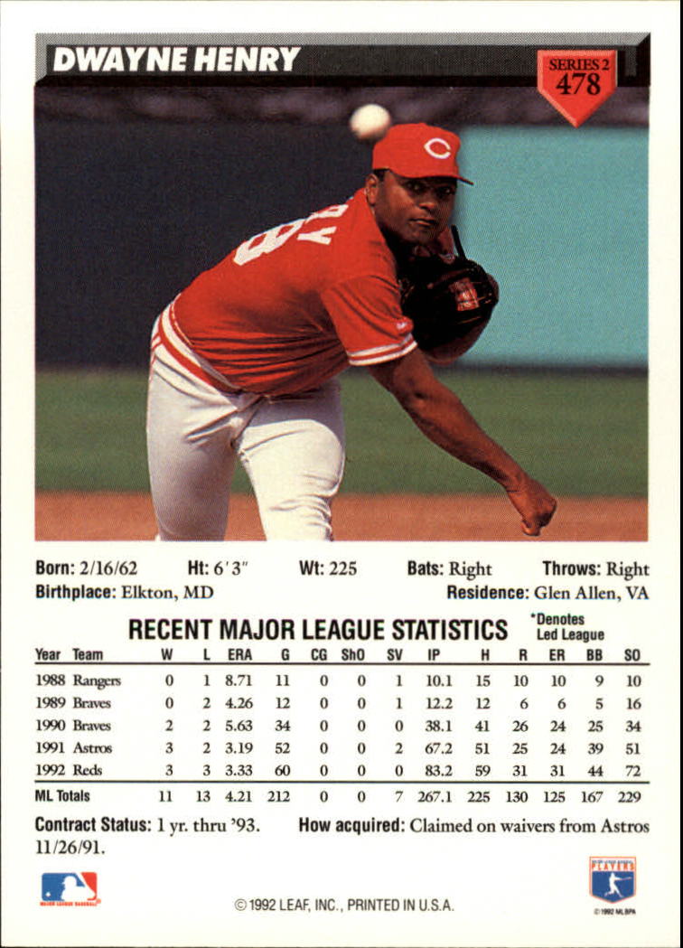 B1980- 1993 Donruss Baseball Cards 251-500 +Rookies -You Pick- 15+ FREE US SHIP - Picture 445 of 485