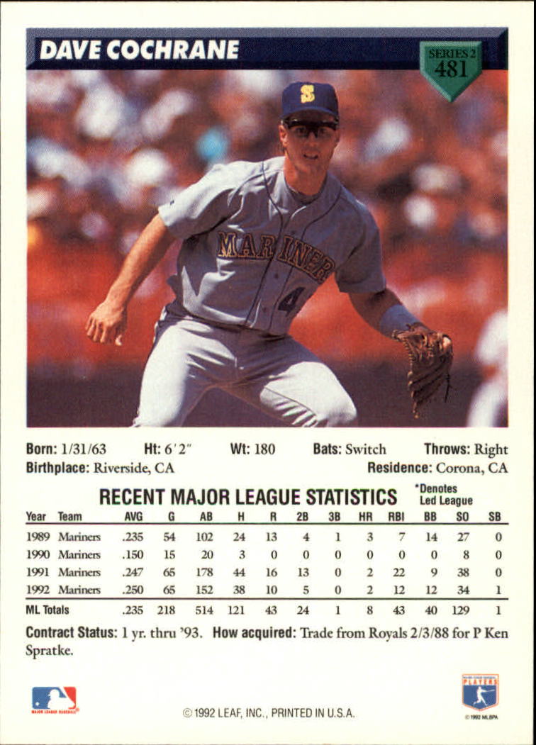 B1980- 1993 Donruss Baseball Cards 251-500 +Rookies -You Pick- 15+ FREE US SHIP - Picture 449 of 485