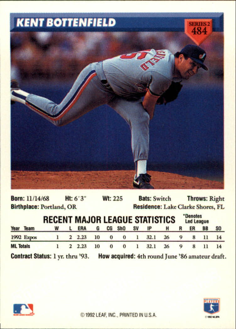 B1980- 1993 Donruss Baseball Cards 251-500 +Rookies -You Pick- 15+ FREE US SHIP - Picture 455 of 485