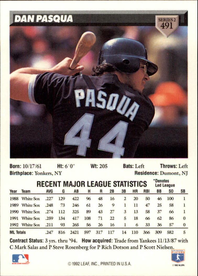 B1980- 1993 Donruss Baseball Cards 251-500 +Rookies -You Pick- 15+ FREE US SHIP - Picture 469 of 485