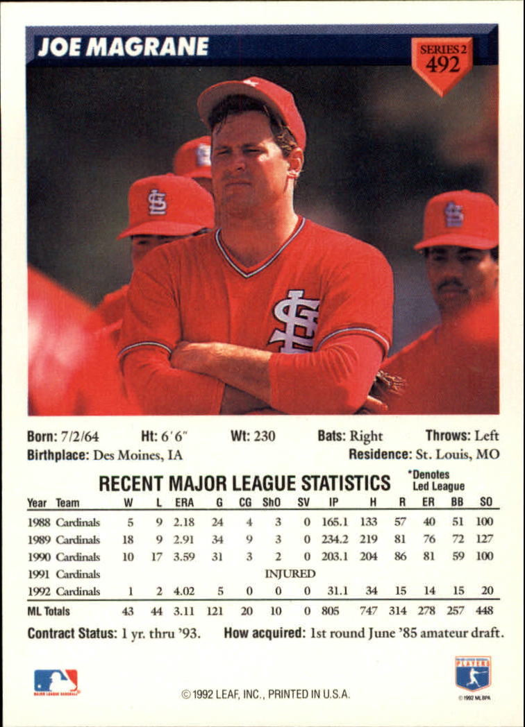 B1980- 1993 Donruss Baseball Cards 251-500 +Rookies -You Pick- 15+ FREE US SHIP - Picture 471 of 485