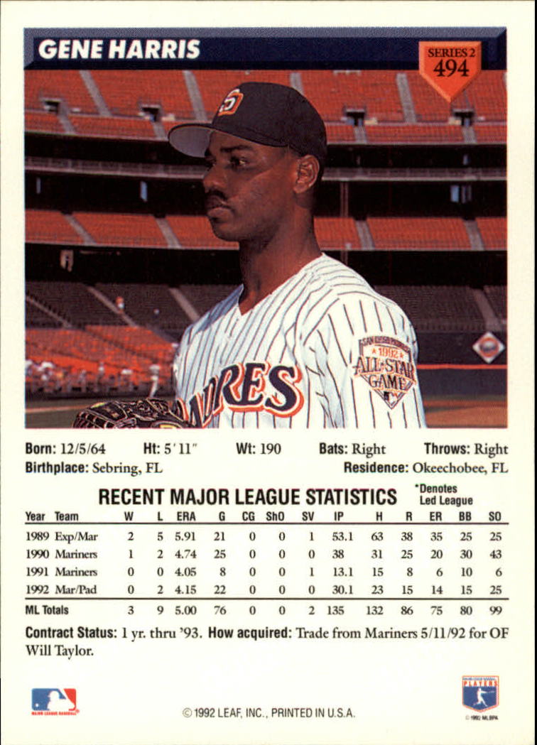 B1980- 1993 Donruss Baseball Cards 251-500 +Rookies -You Pick- 15+ FREE US SHIP - Picture 475 of 485