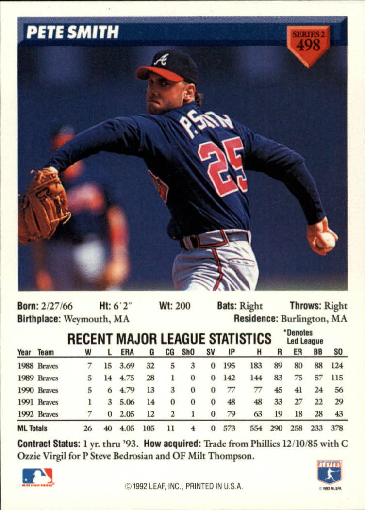 B1980- 1993 Donruss Baseball Cards 251-500 +Rookies -You Pick- 15+ FREE US SHIP - Picture 483 of 485