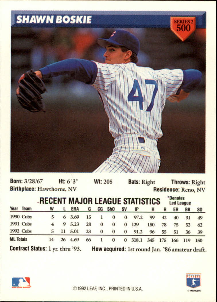 B1980- 1993 Donruss Baseball Cards 251-500 +Rookies -You Pick- 15+ FREE US SHIP - Picture 485 of 485