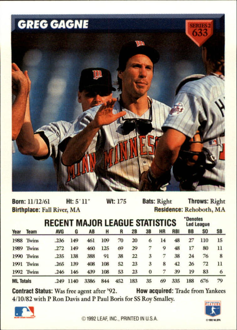 Sports Card Back