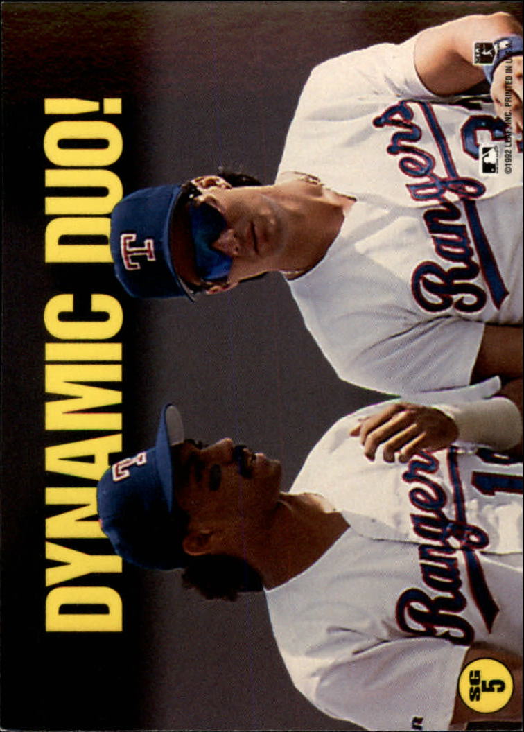 1993 Donruss Spirit of the Game #SG5 J.Gonzalez/J.Canseco back image