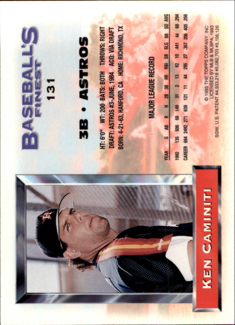 A6559- 1993 Feinstes Baseball Card # S 1-199 + Rookies -du Pick- 15 + Kostenlose - Bild 215 von 351