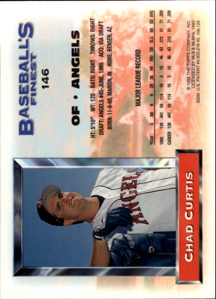 A6559- 1993 Feinstes Baseball Card # S 1-199 + Rookies -du Pick- 15 + Kostenlose - Bild 245 von 351