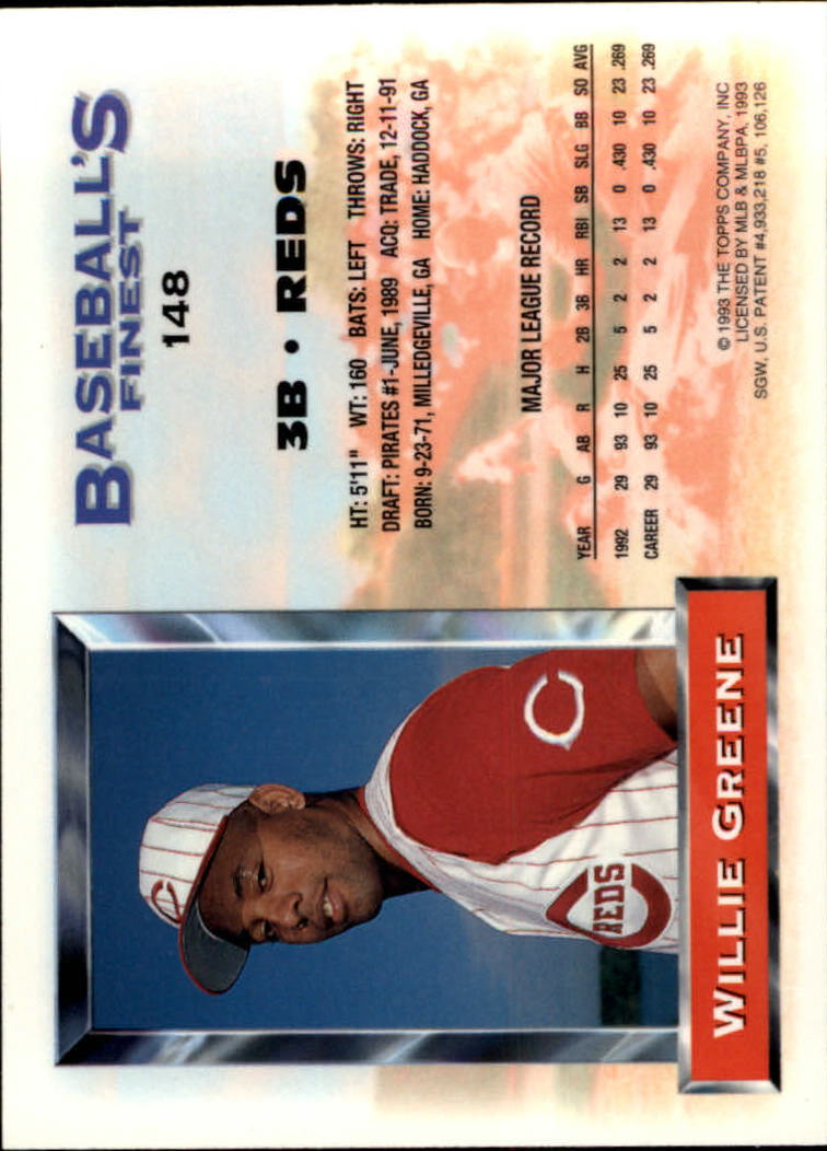 A6559- 1993 Feinstes Baseball Card # S 1-199 + Rookies -du Pick- 15 + Kostenlose - Bild 249 von 351
