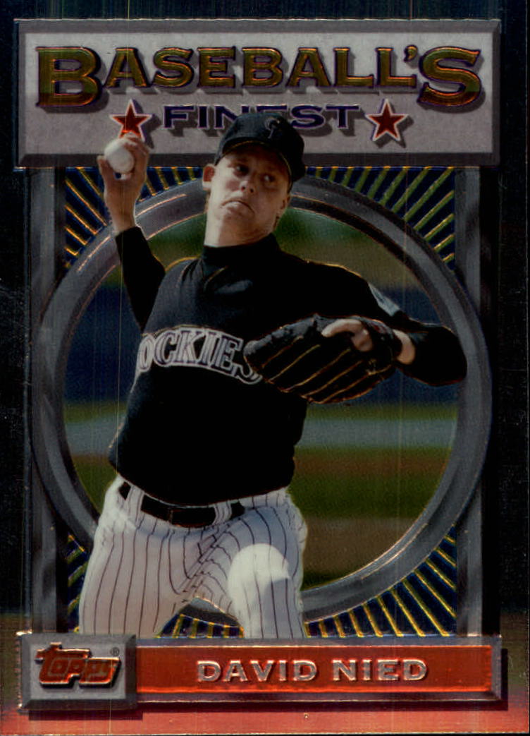 1993 Finest #198 David Nied