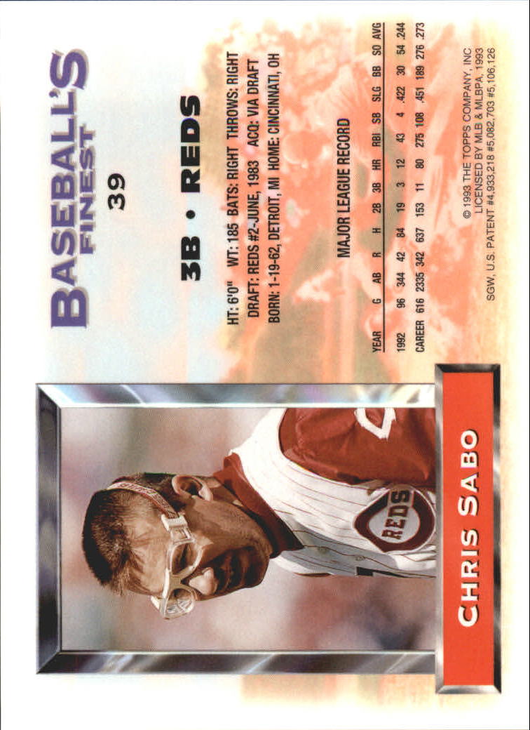 Sports Card Back