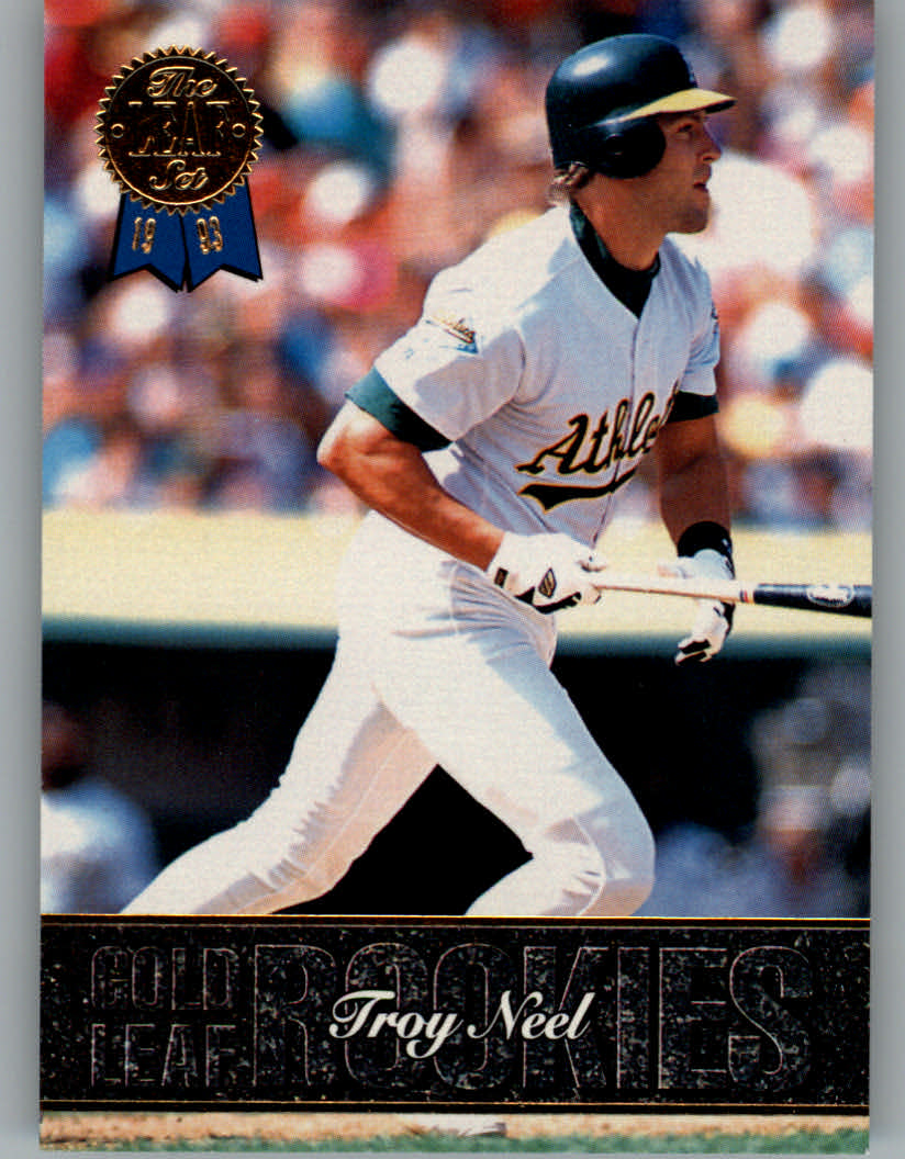 1993 Leaf Gold Rookies #R9 Troy Neel