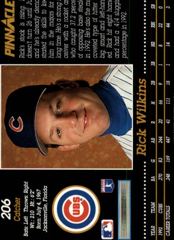 1993 Pinnacle (Score) Baseball "Main Set" Base Cards #201 to #400 - Picture 13 of 401