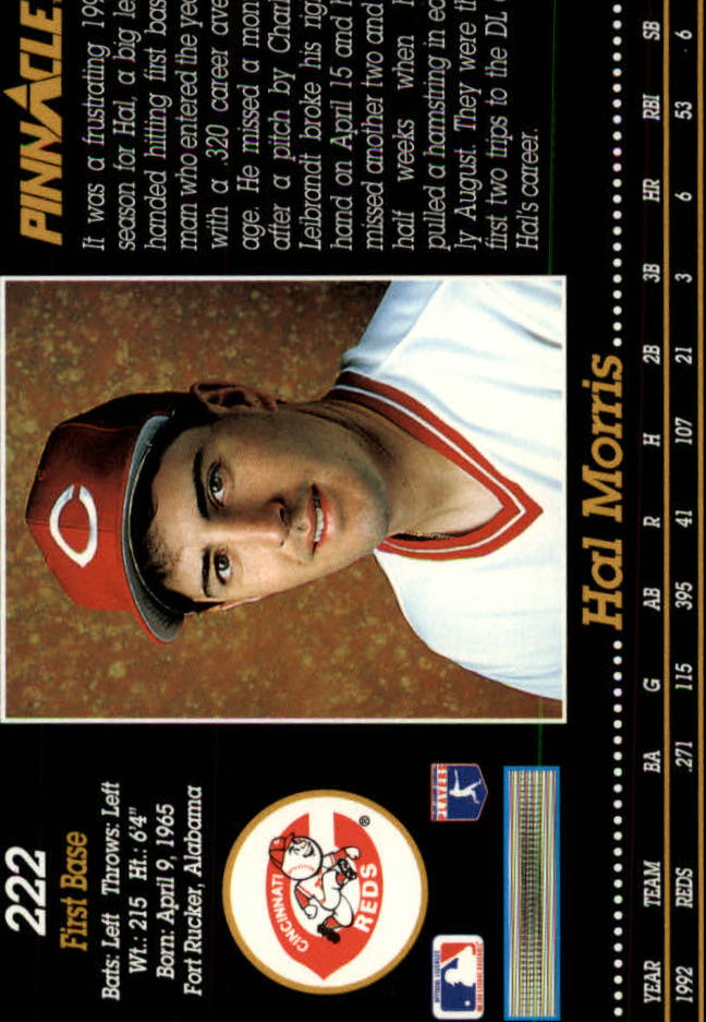 1993 Pinnacle (Score) Baseball "Main Set" Base Cards #201 to #400 - Picture 45 of 401