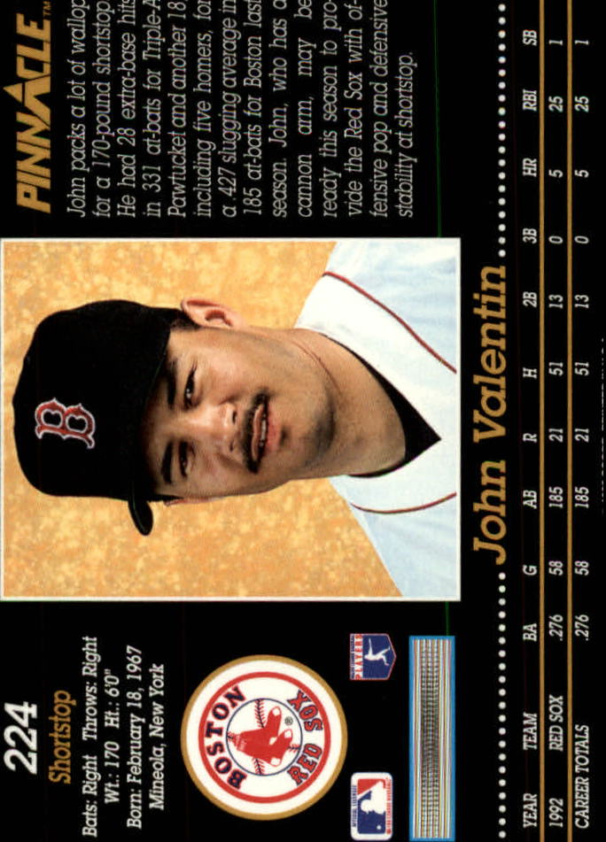 1993 Pinnacle (Score) Baseball "Main Set" Base Cards #201 to #400 - Picture 49 of 401