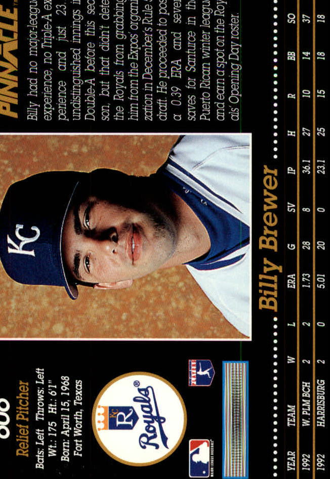 1993 Pinnacle - Rookie Prospect #263 Bien Figueroa