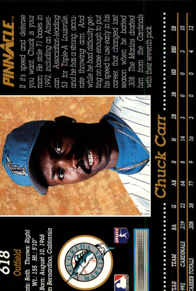 1993 Pinnacle Baseball (Pick Card From List 263-618) C85 07-24 - Picture 203 of 203