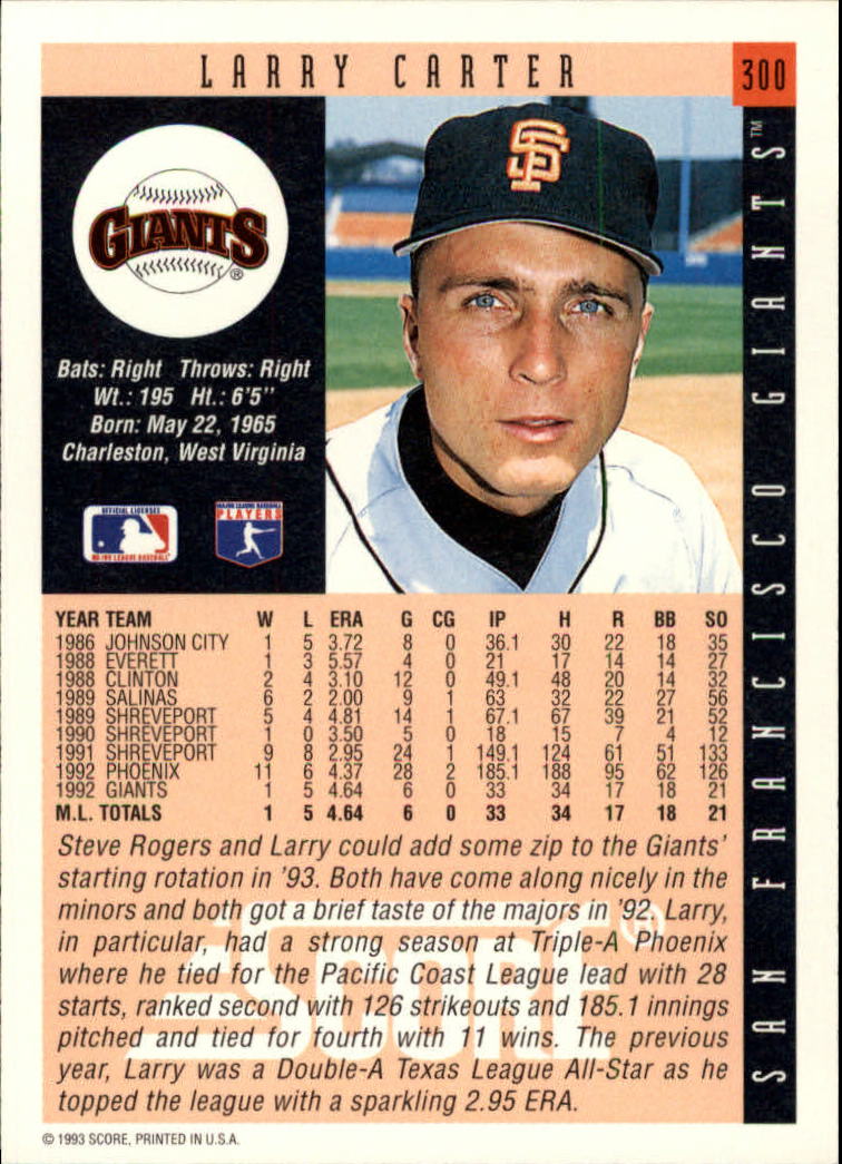 Sports Card Back