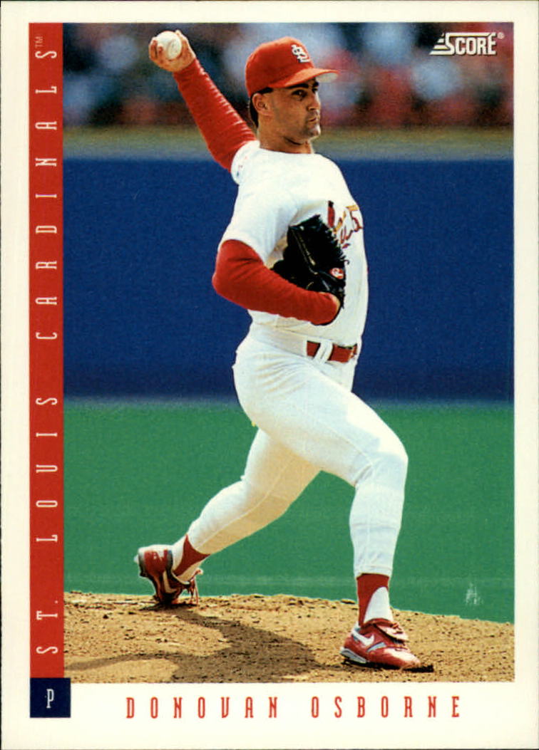 1993 Score St. Louis Cardinals Baseball Card #349 Donovan Osborne | eBay