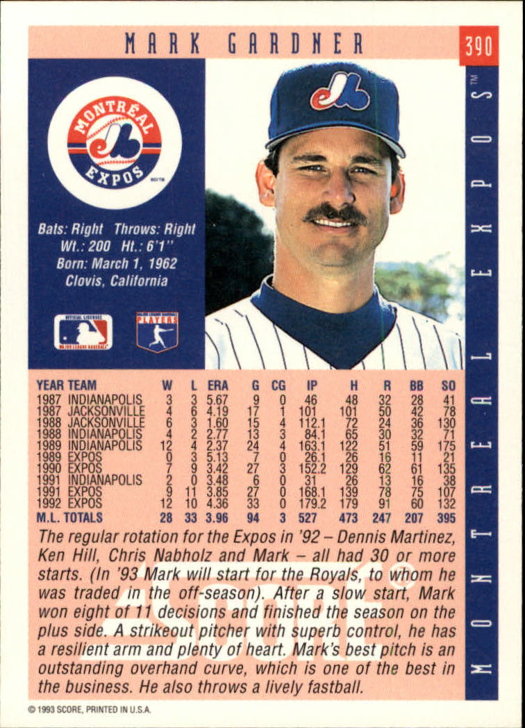 Sports Card Back