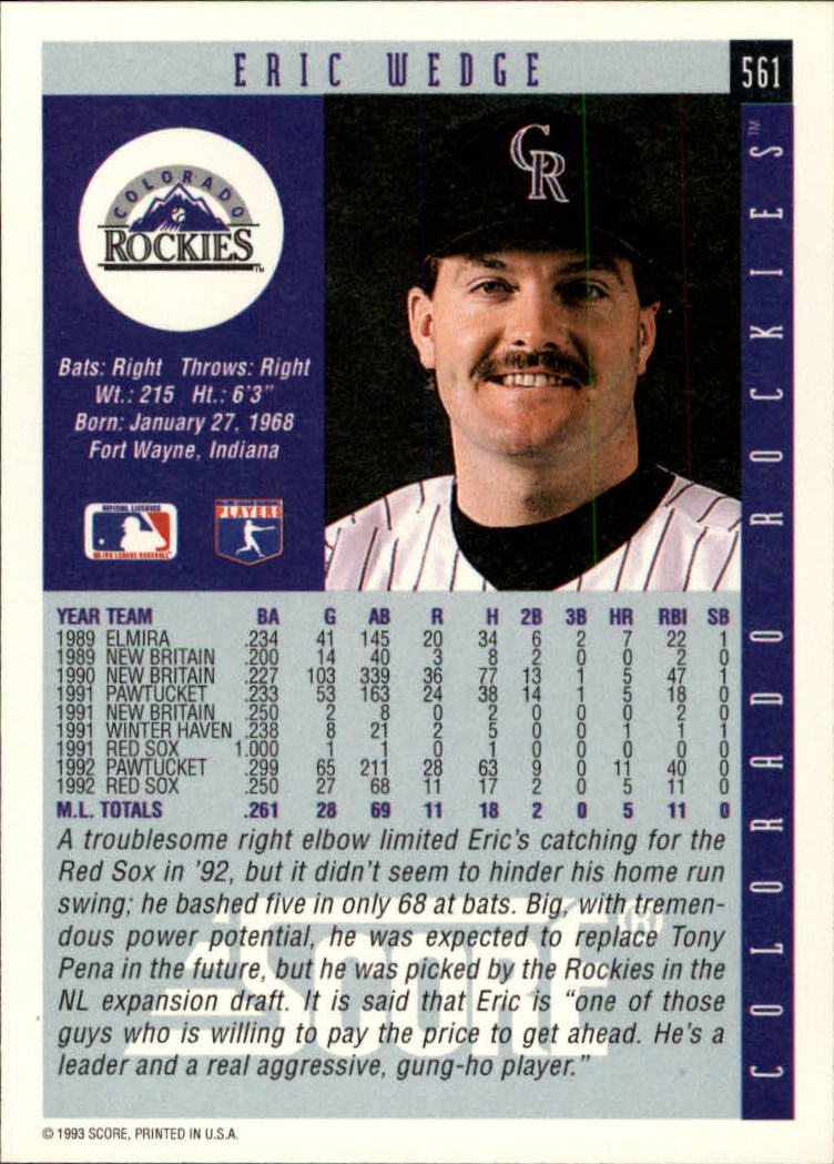 Sports Card Back