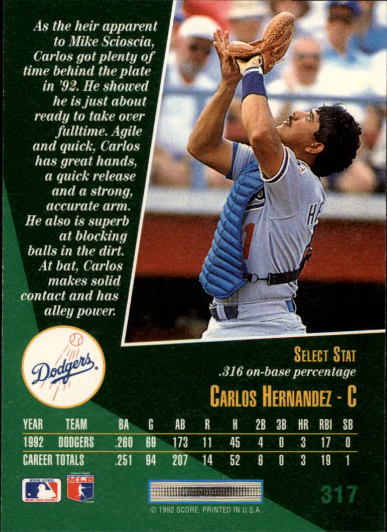 Sports Card Back
