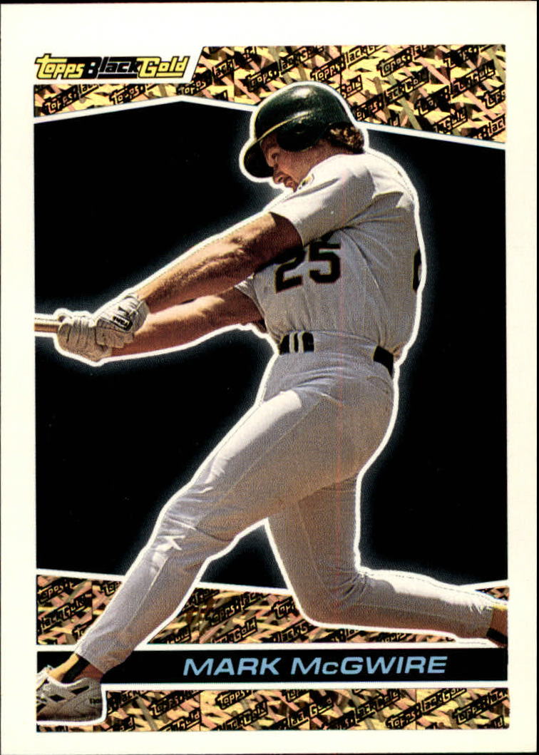 Mark McGwire 1987 Topps Rookie Vintage Baseball Card #366 Oakland Athletics  A's