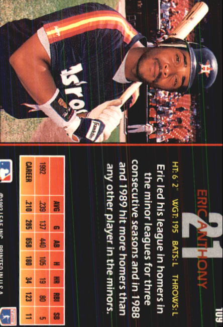 Sports Card Back