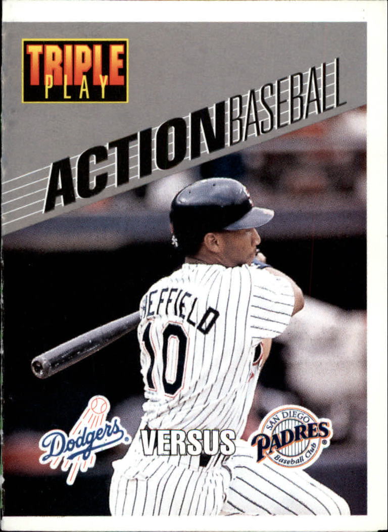 1993 Triple Play Action #10 Gary Sheffield