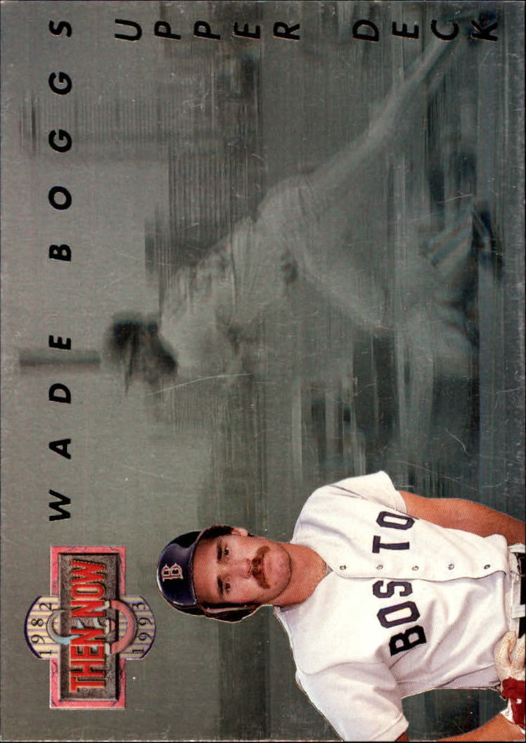 1993 Upper Deck Then And Now #TN1 Wade Boggs