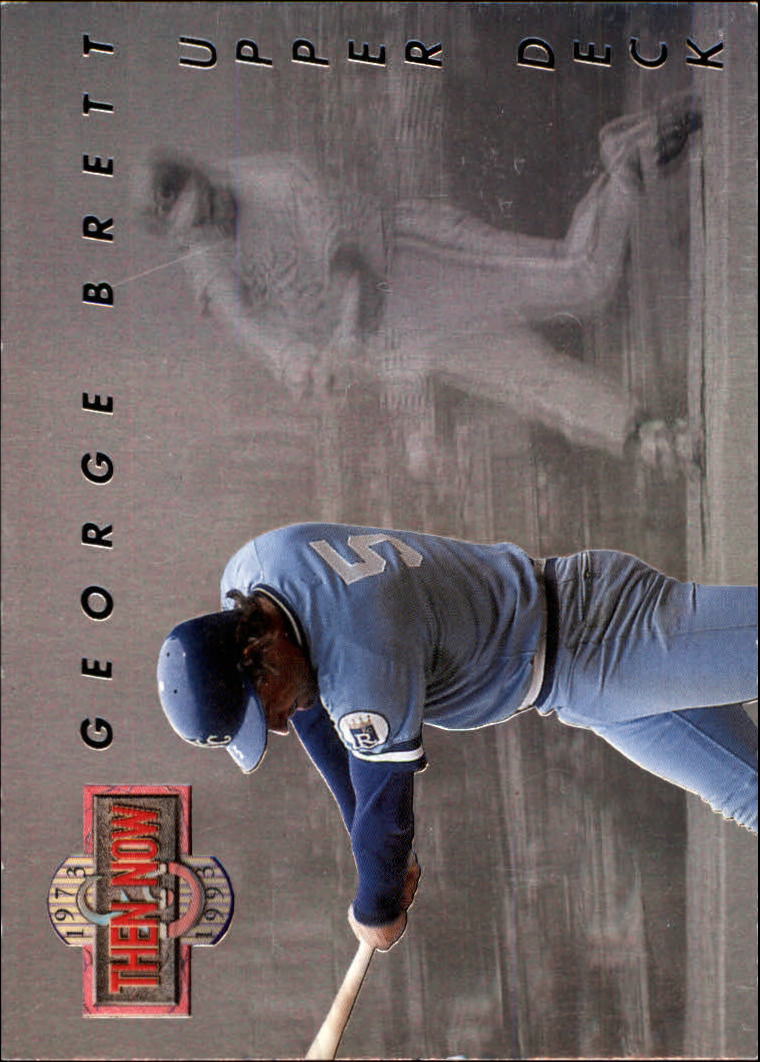 1993 Upper Deck Then And Now #TN2 George Brett
