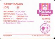 B6555- 1993 Giants Mother's San Francisco BB 1-28 -You Pick- 15+ FREE US SHIP - Bild 3 von 3