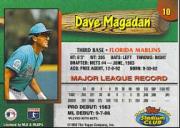 1993 Marlins Stadium Club #10 Dave Magadan back image