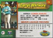 1993 Marlins Stadium Club #24 Darrell Whitmore back image