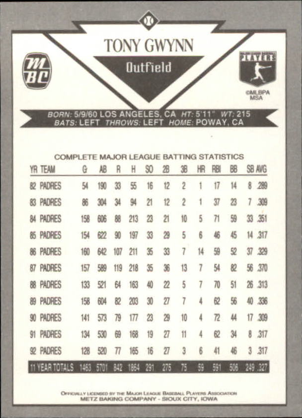 B6767- 1993 Metz Backen Baseball Card # S 1-40 -du Pick- 15 + Gratis US Schiff - Bild 17 von 69