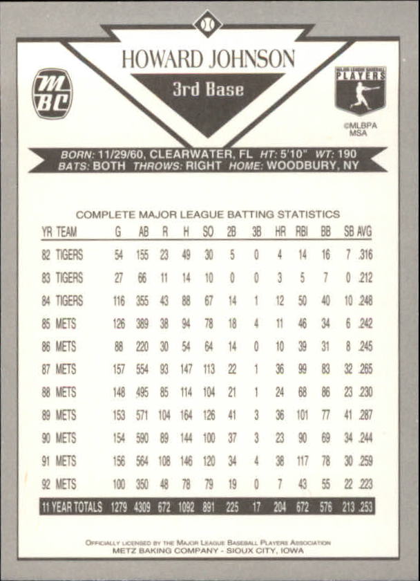 B6767- 1993 Metz Backen Baseball Card # S 1-40 -du Pick- 15 + Gratis US Schiff - Bild 19 von 69
